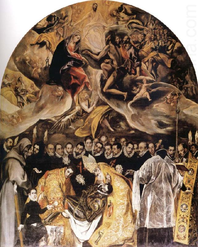 El Greco The Burial of Count Orgaz china oil painting image